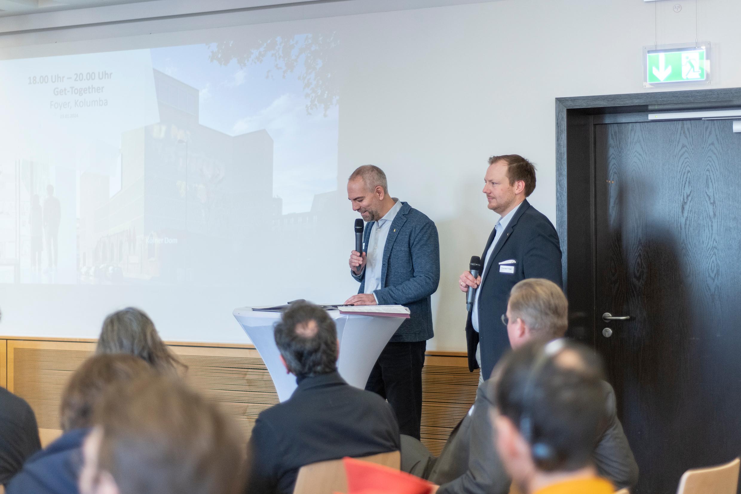 Impressionen des Auftakt-Kolloquiums im Maternushaus