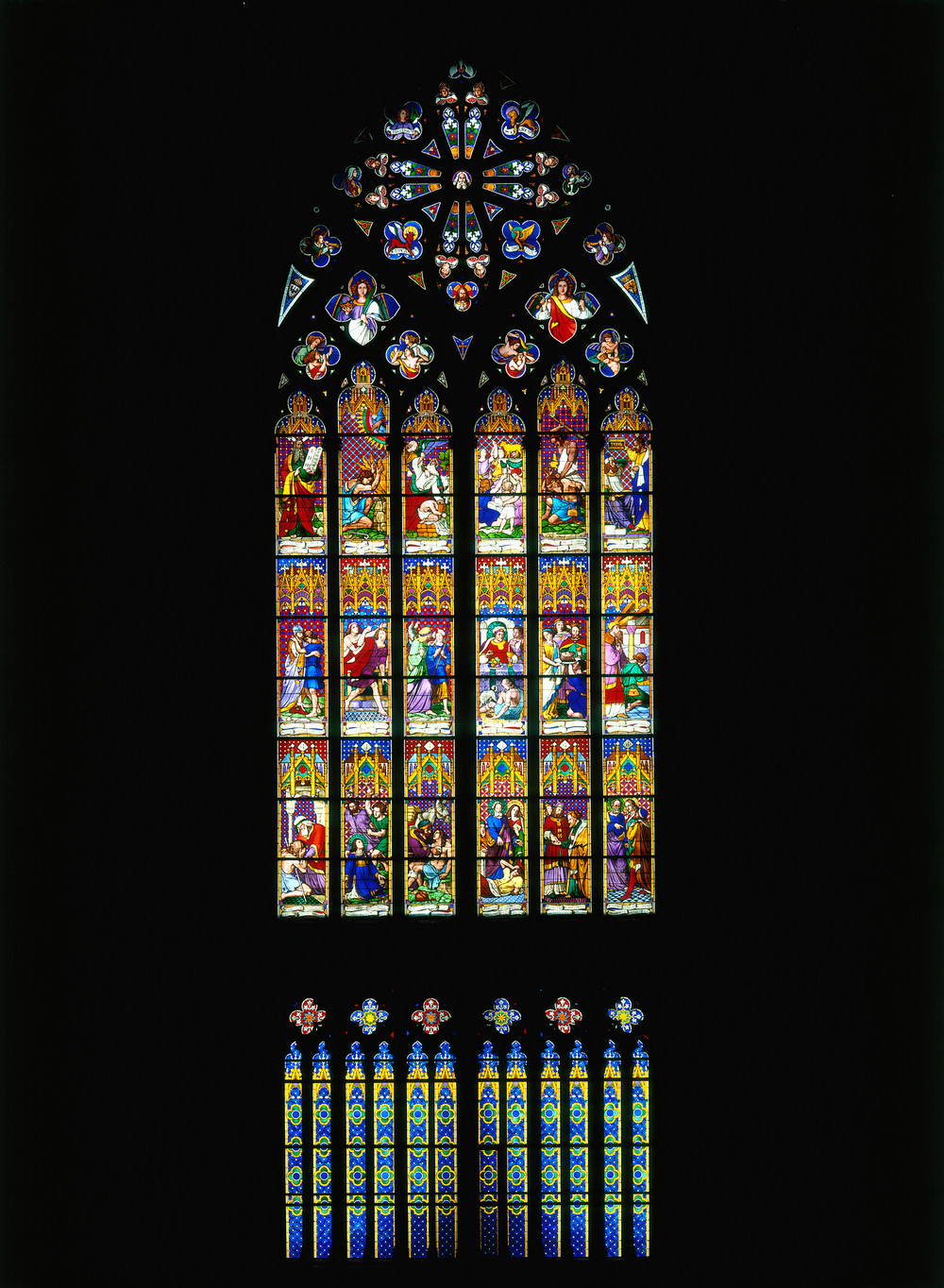 Westportalfenster (Mildefenster), 1865-70